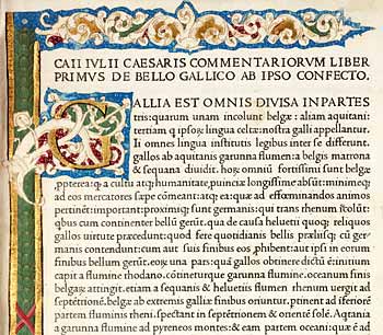 Julius Caesar Works, printer Nicolas Jenson, 1471