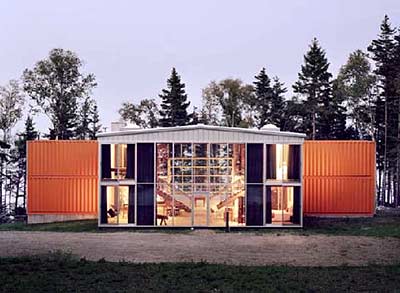 Twelve-container house (Adriance House), Blue Hill, Maine, 2003