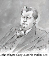 John Wayne Gacy Jr. at his trial in 1981