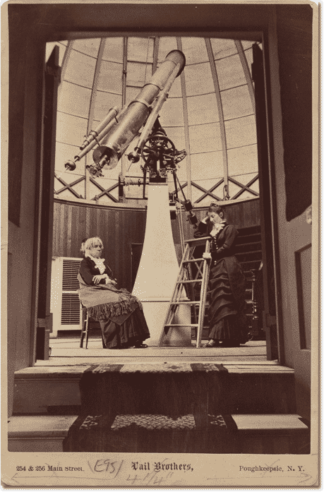Maria Mitchell Old telescope