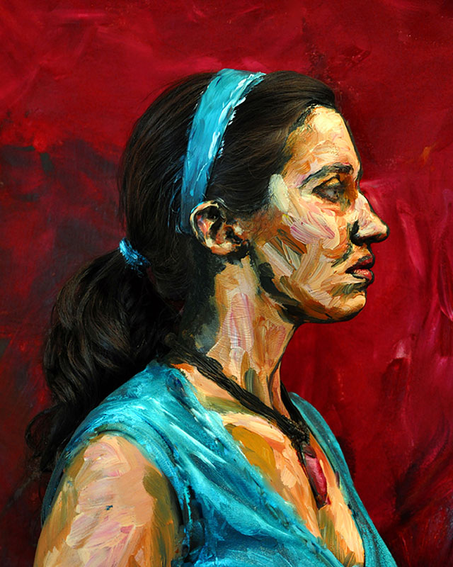 Is it a painting or is it a person? With the art of Alexa Meade, it’s both. “Jaimie.”